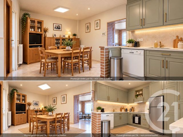 maison à vendre - 5 pièces - 97.75 m2 - MONTREUIL - 93 - ILE-DE-FRANCE - Century 21 Croix De Chavaux
